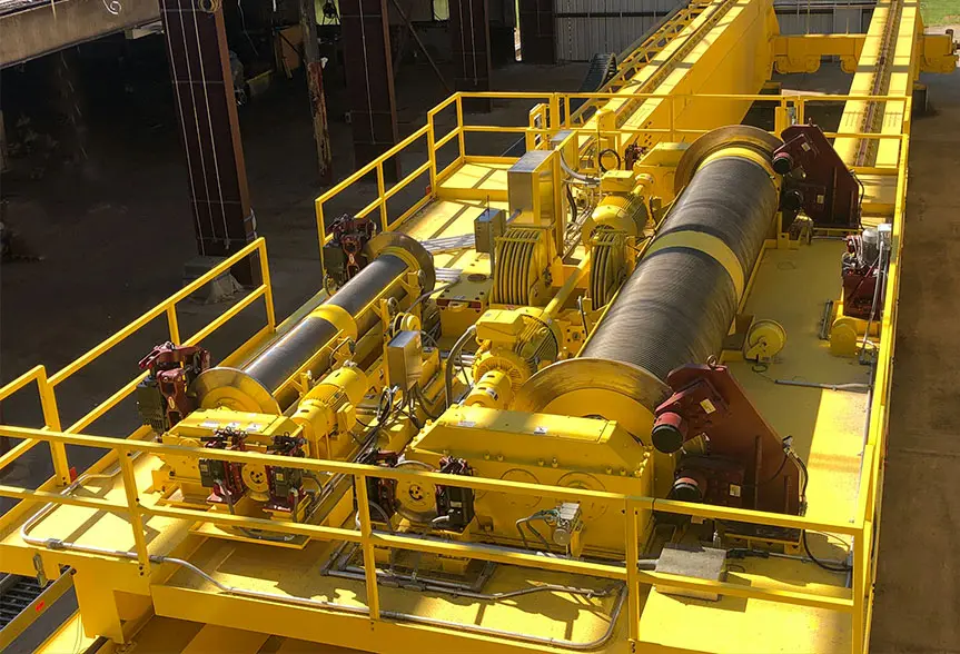 سیستم ترمز جرثقیل برای افزایش ایمنی در کارگاه‌های صنعتی