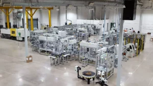 خط تولید نیمهاتوماتیک صنعتی