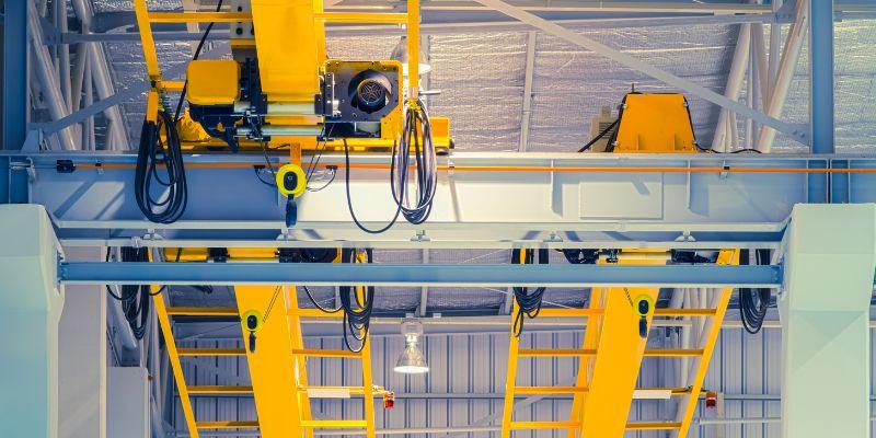 فونداسیون استاندارد برای نصب جرثقیل سقفی صنعتی