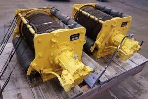 وینچ صنعتی در خط تولید جرثقیل