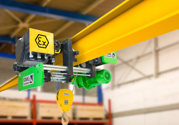 نمونه اجرای سیستم ضدنوسان در جرثقیل‌ های صنعتی