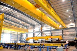 سیستم جرثقیل سقفی در صنایع تولیدی